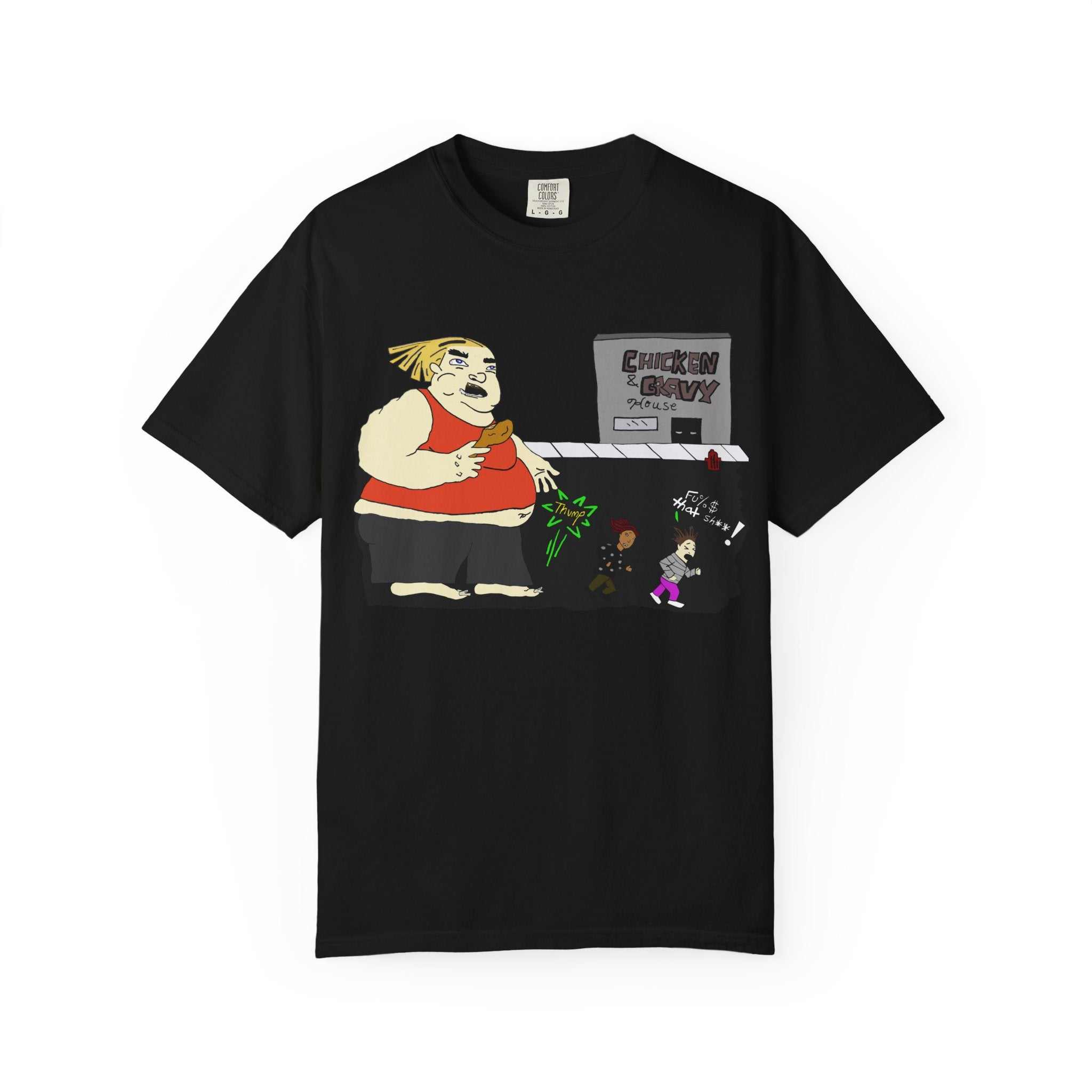 Funny Cartoon Character Tee — product view 1