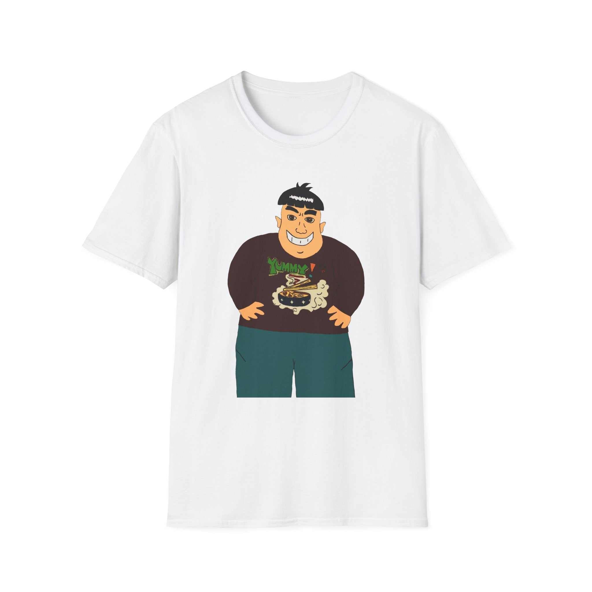 Ramen Guy Cartoon Tee — product view 1